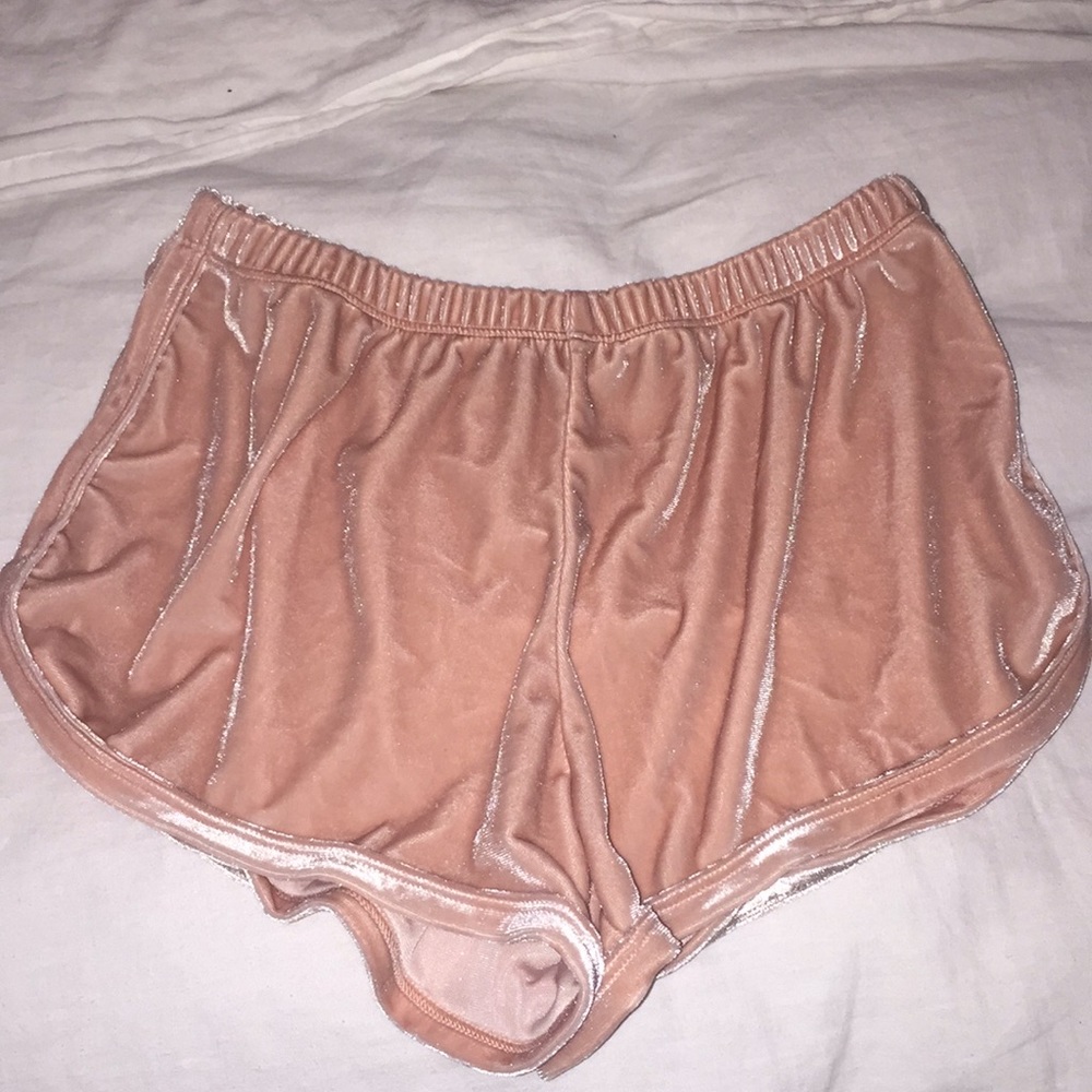 Brandy Melville velvet shorts